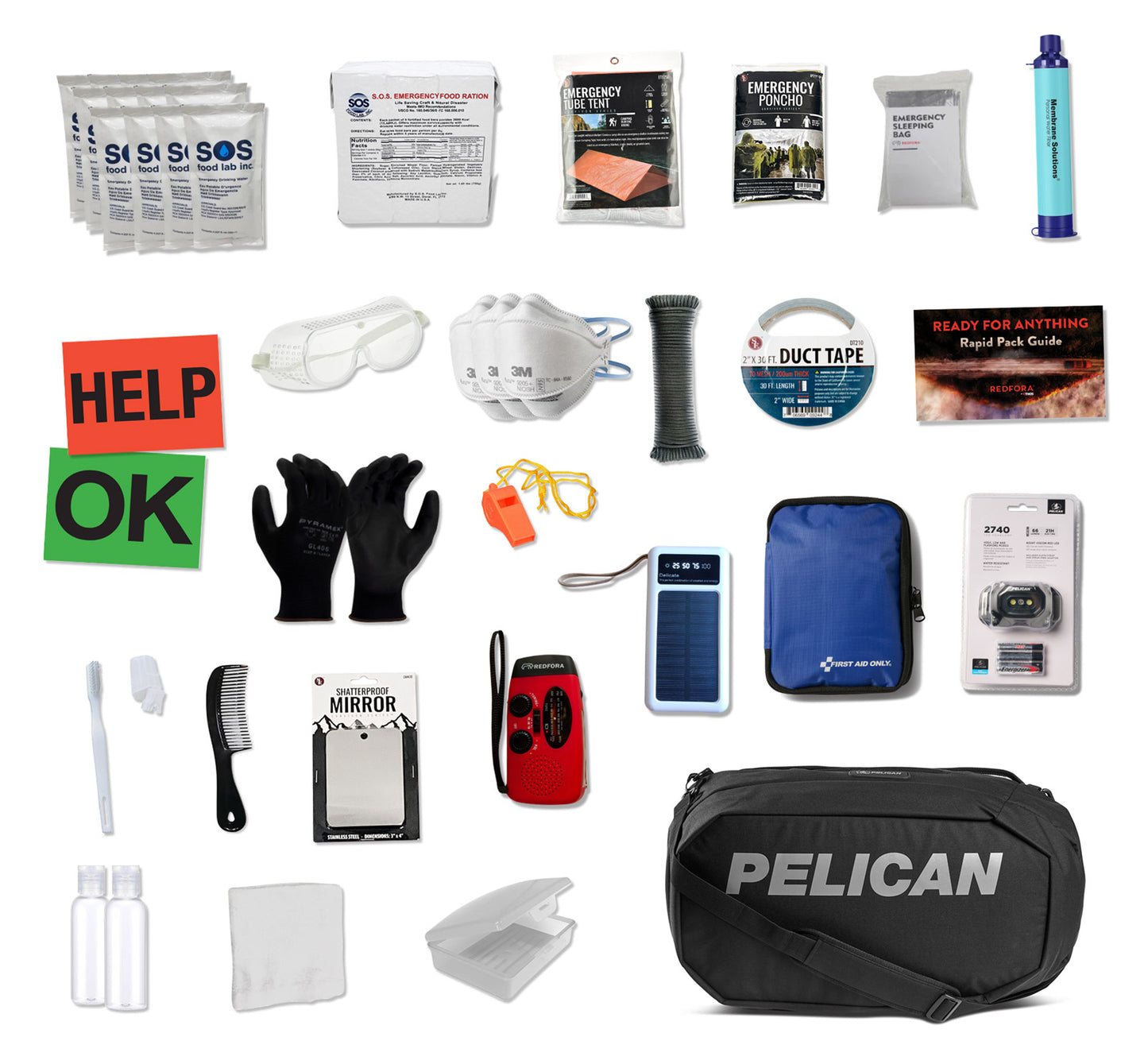 SRVL1 1-Person Emergency Go-Bag