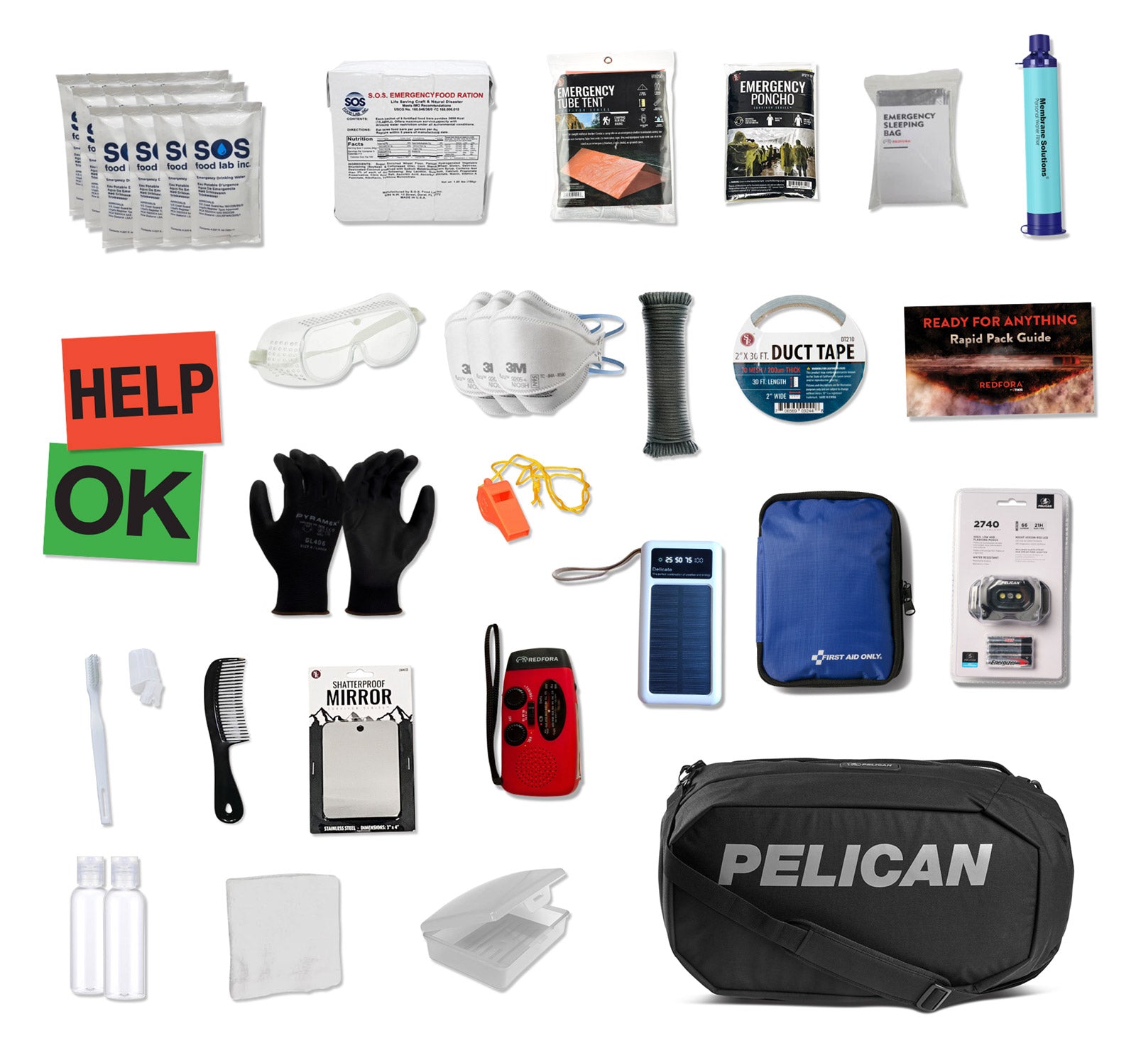 SRVL1 1-Person Emergency Go-Bag
